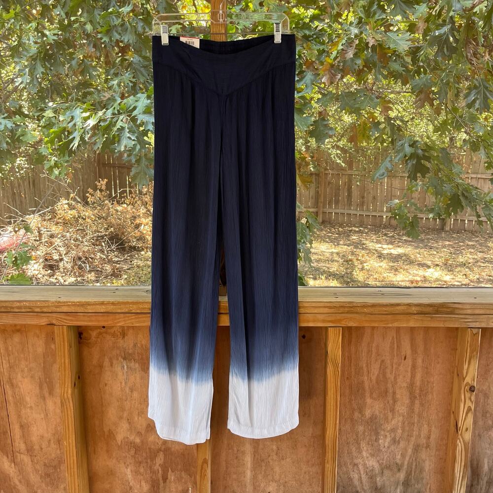 I.N.C International Concepts Women's Blue Ombre Tie Pants Size XS. NEW!